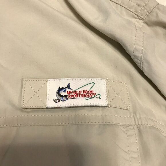 World Wide Sportsman button front long‎ sleeve fishing shirt 2XL - Picture 4 of 5